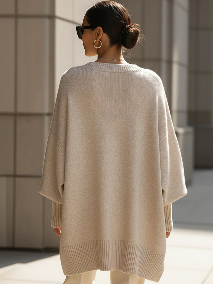 Mandy – Effortless Elegance Oversized Poncho