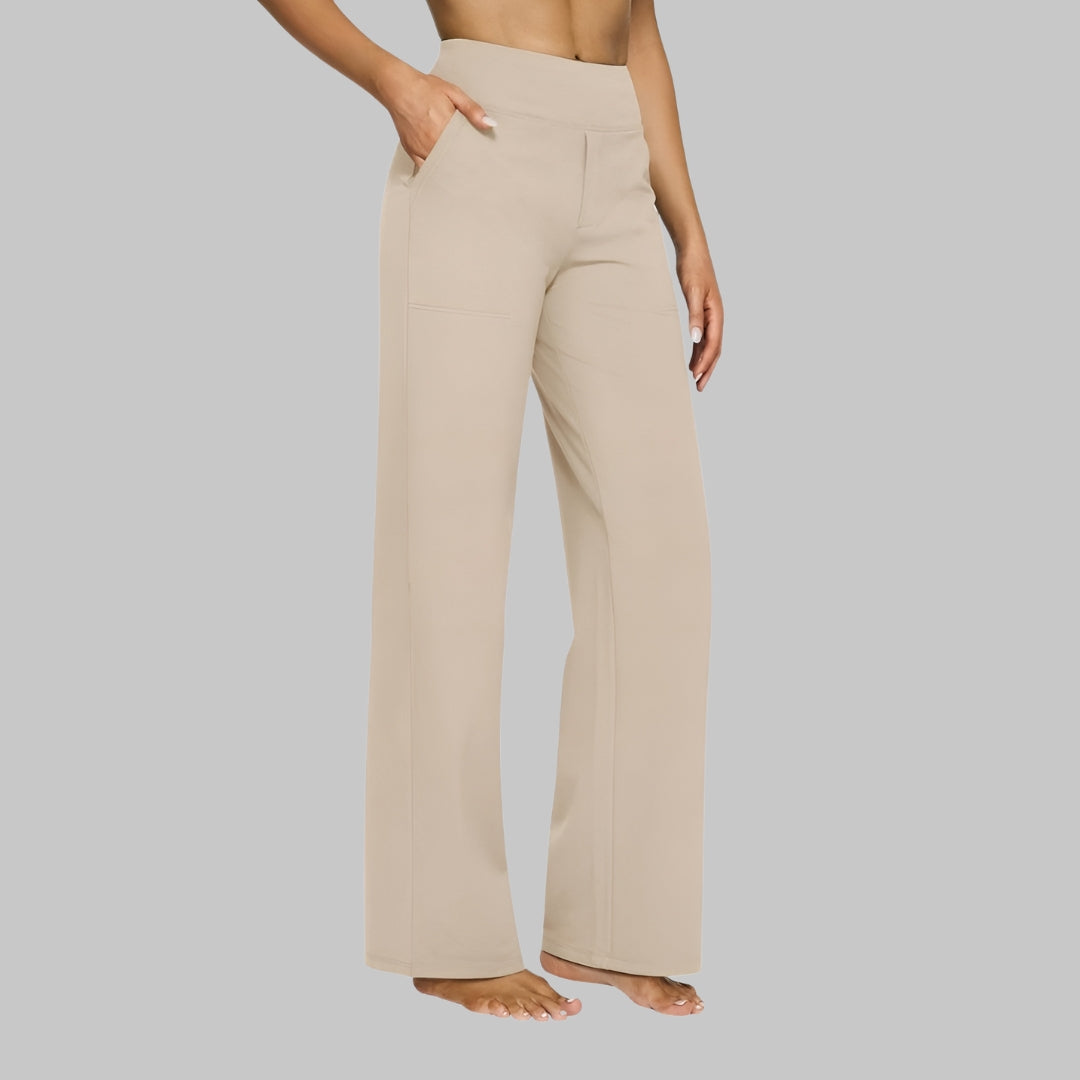 MARIVELLE ELEGANT JERSEY TROUSERS