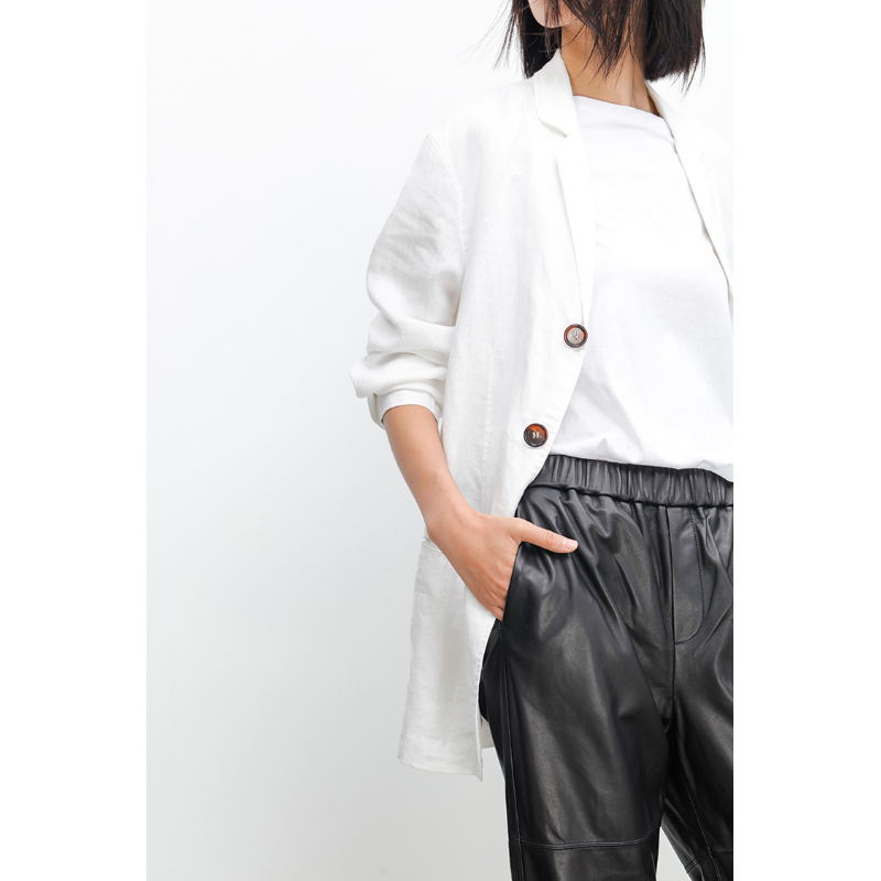 NERISSE LEATHER TROUSERS