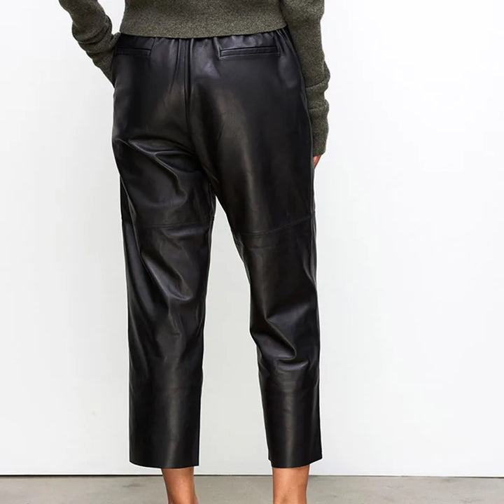 NERISSE LEATHER TROUSERS