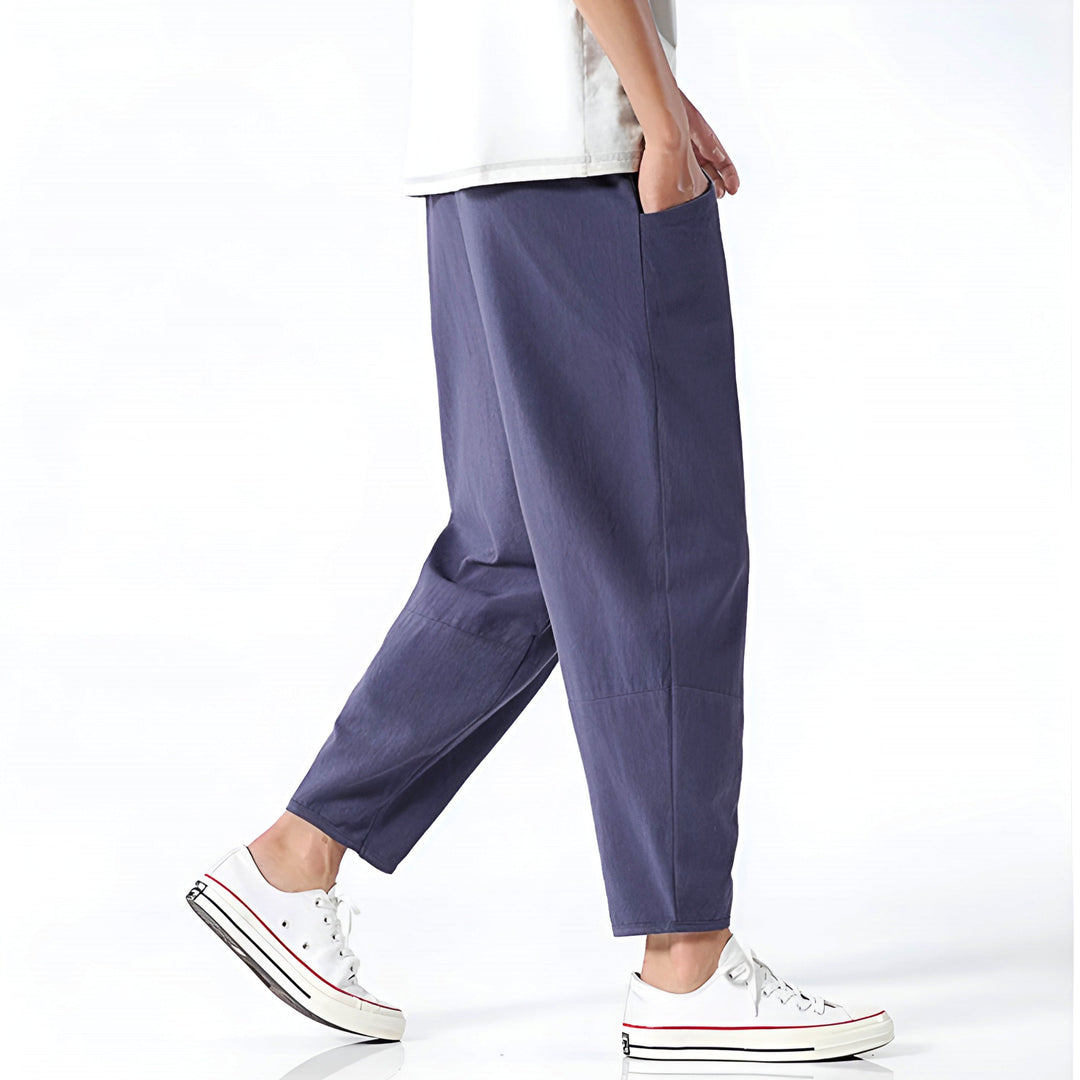 URBAN CROPPED COTTON PANTS