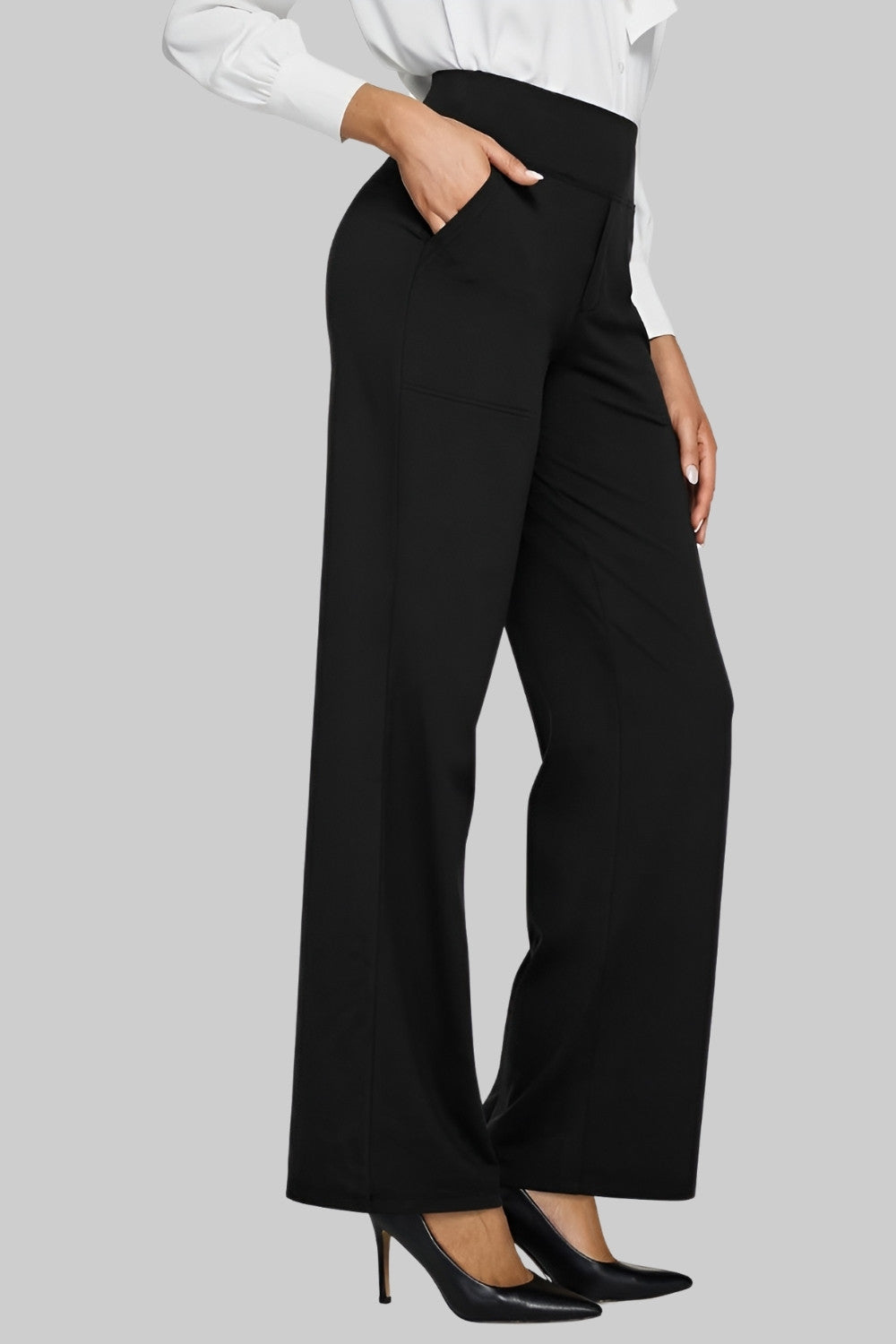 MARIVELLE ELEGANT JERSEY TROUSERS