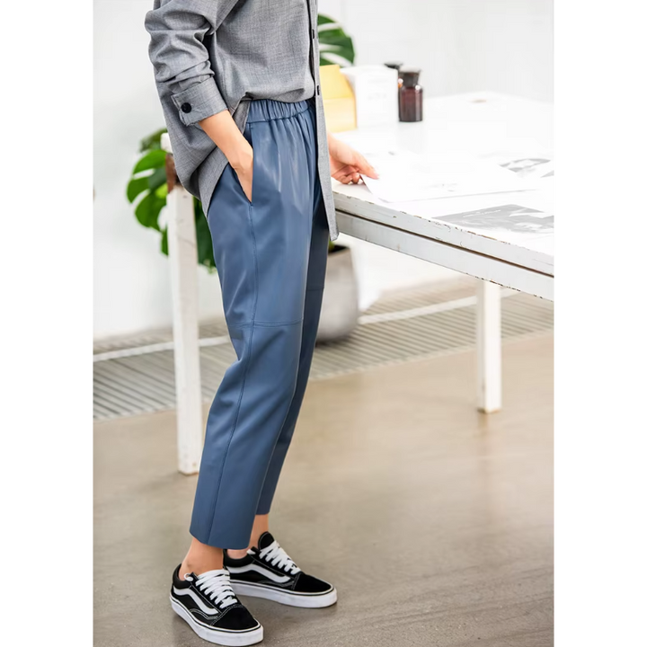 NERISSE LEATHER TROUSERS