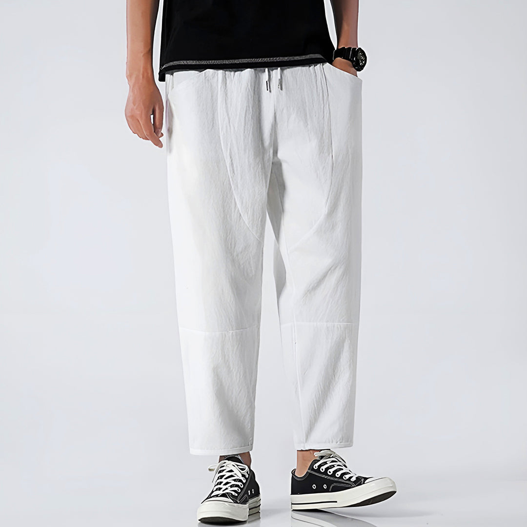 URBAN CROPPED COTTON PANTS
