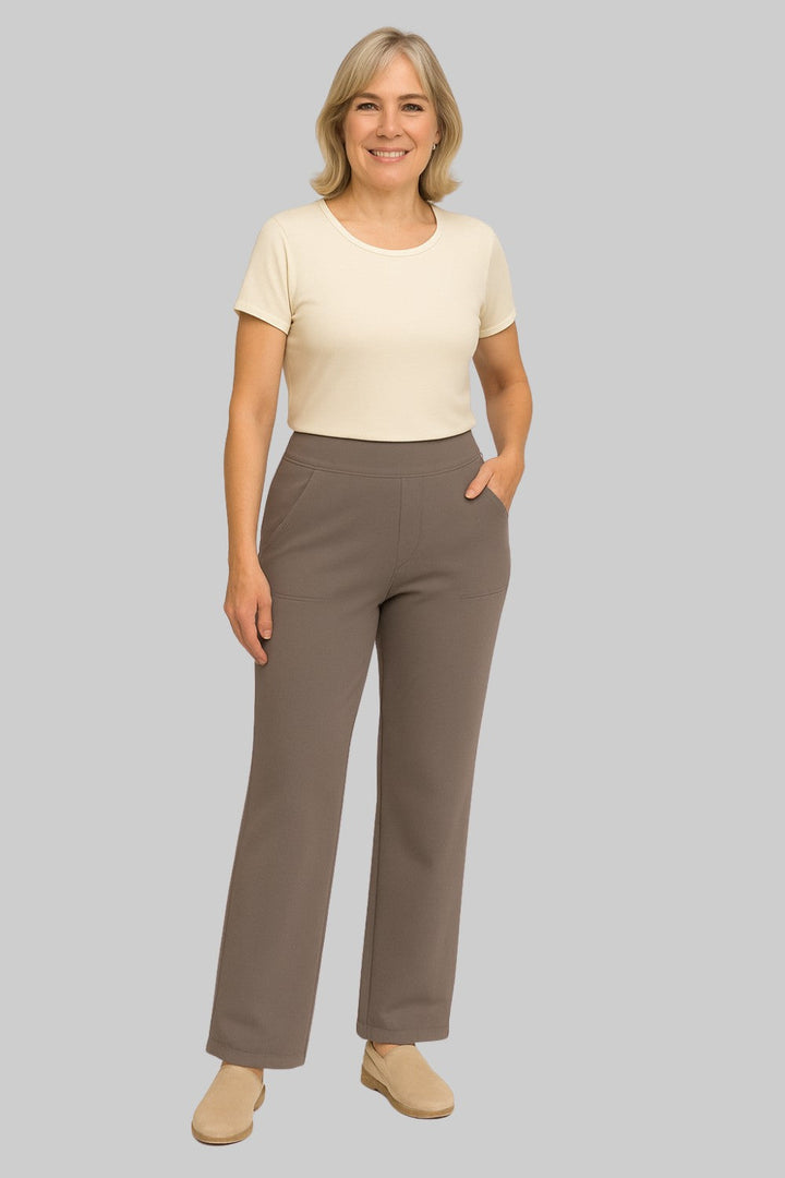 MARIVELLE ELEGANT JERSEY TROUSERS
